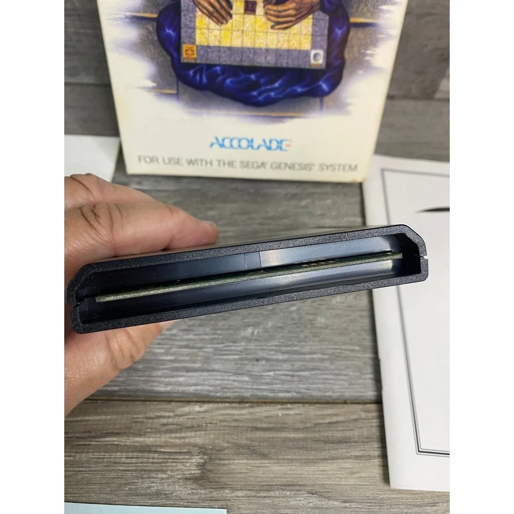 Ishido‎ The Way of Stones Sega Genesis Accolade Complete In Box CIB Puzzle Game